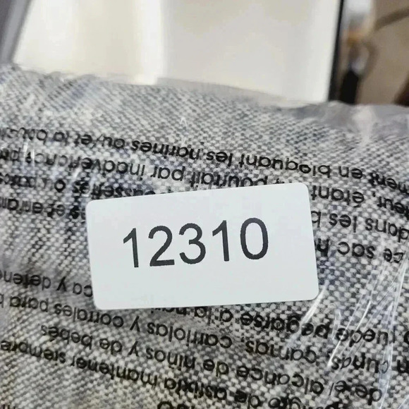 Vtg Lands End Women's 12P Wool Blend Gray Blazer Work Career 10PT - Picture 7 of 7